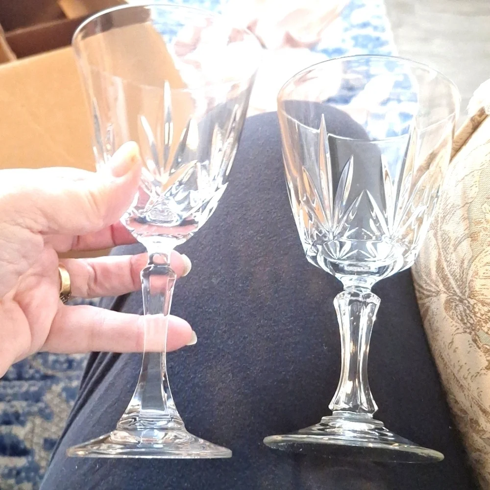 Crystal Vintage Wine/Water Stemware